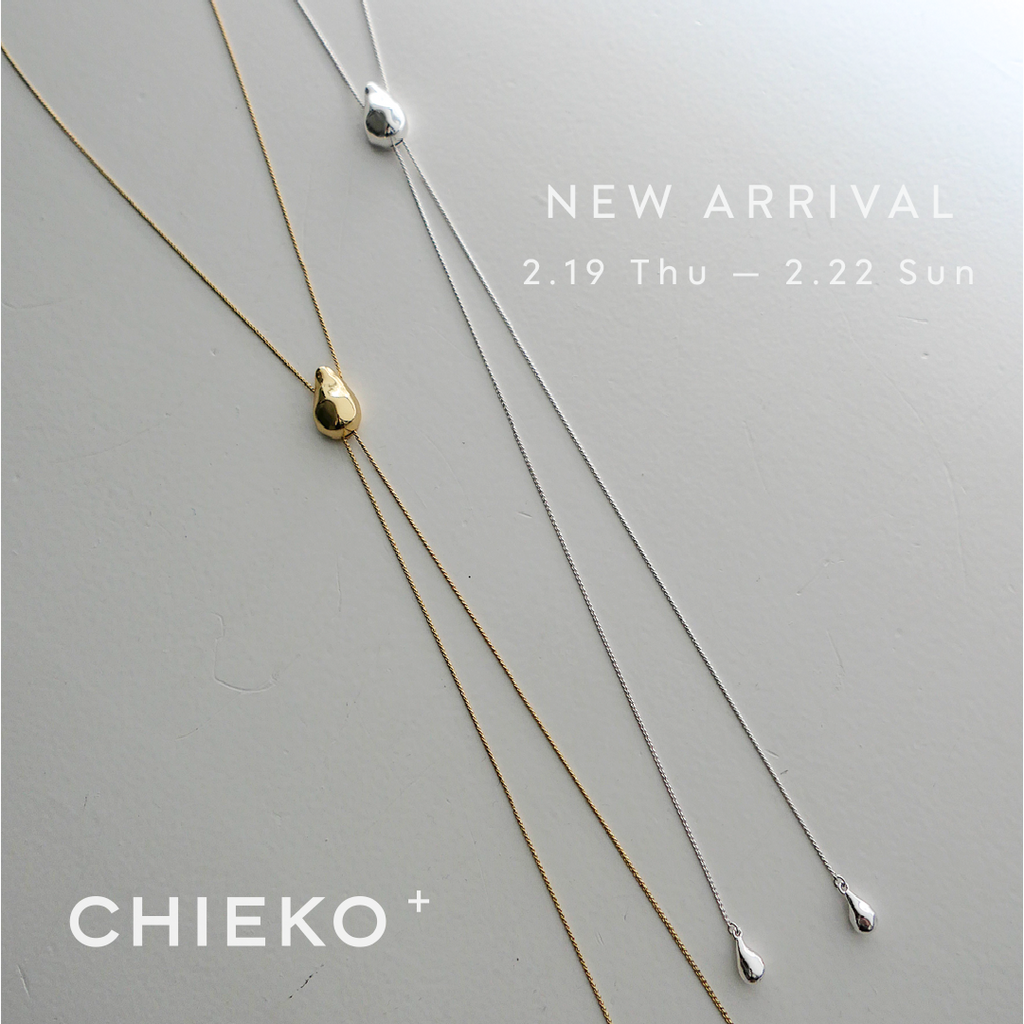 新作アクセサリー:「seed slider necklace」が登場