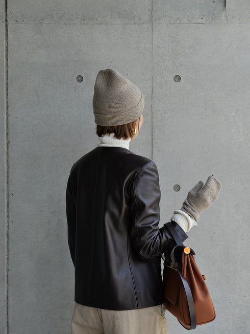 1205. Entrefino lamb leather jacket 02(予約商品)