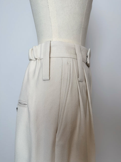 center press wide pants - virgin wool