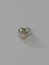 7. Big heart ring