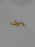 435. kotama brass hoop pierce/earring