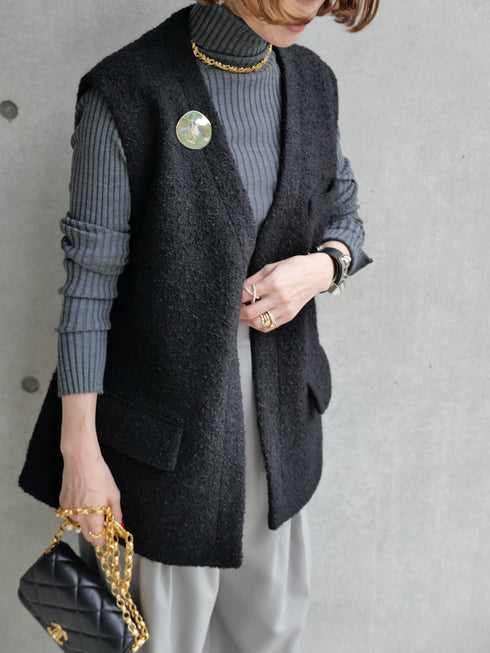 1203. back belt volume vest(予約商品)