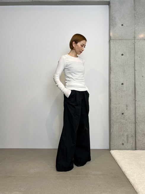 【basic line】All day long cutsew(cashmere &silk blend)(即納)