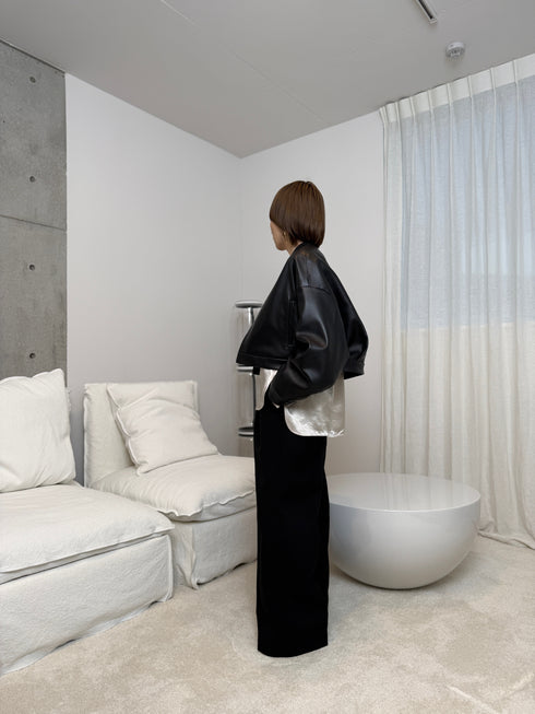 Entrefino lamb leather jacket