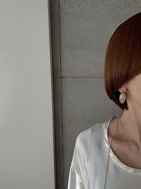 peekaboo heart hoop pierce