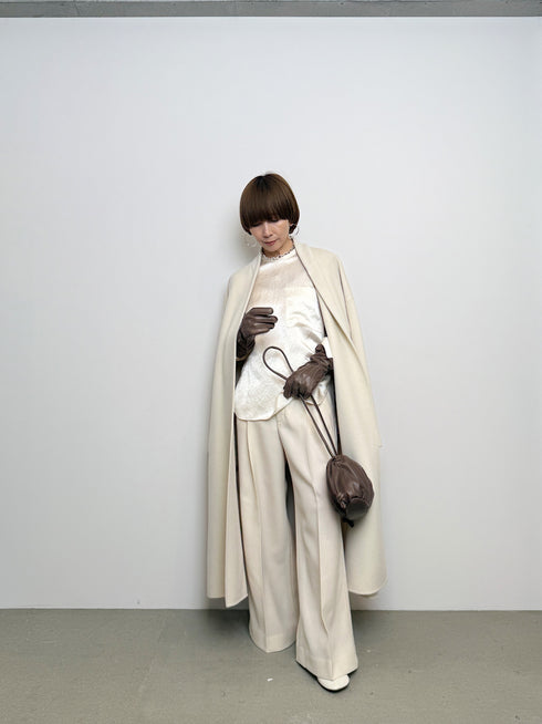 center press wide pants - virgin wool