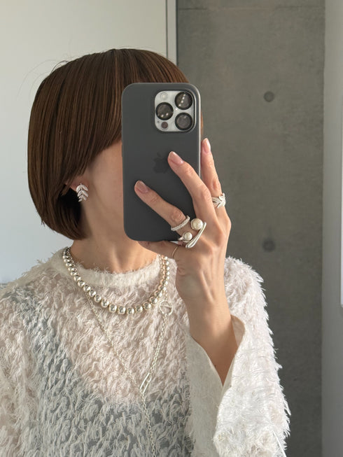 3piece - flannel wide slacks