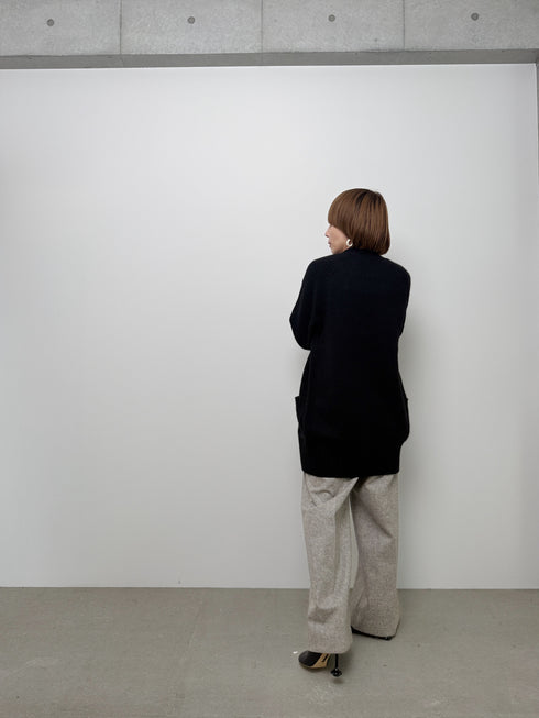 luxe knit 05 - wool cashmere long cardigan