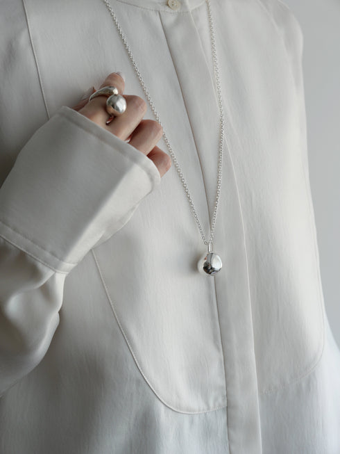 208. wonky ball necklace