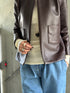 1205. Entrefino lamb leather jacket 02(予約商品)
