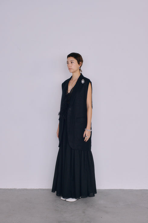 ✧ NEW ✧ rich linen jilet(予約商品)