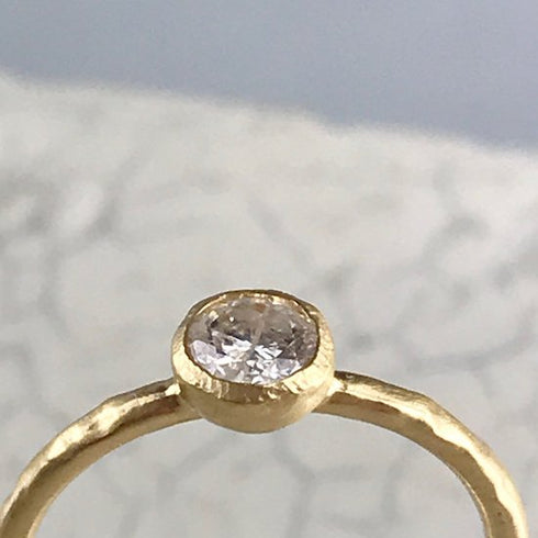 N°5 classy diamond ring 0.3ct