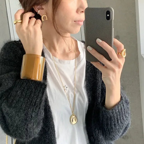 417. bonheur pierce/earring