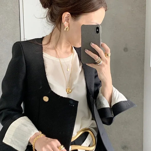 417. bonheur pierce/earring