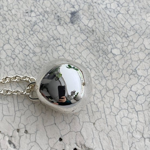 wonky ball necklace
