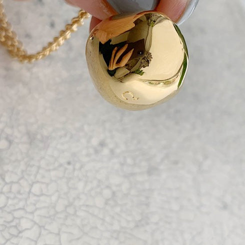 wonky ball necklace