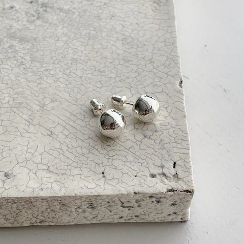 wonky ball pierce/earring