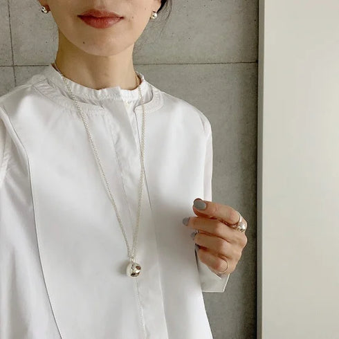 wonky ball pierce/earring