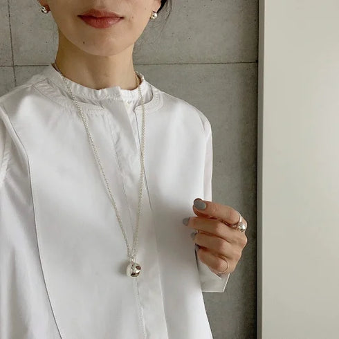 wonky ball pierce/earring