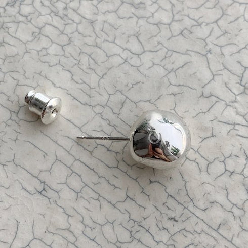 wonky ball pierce/earring