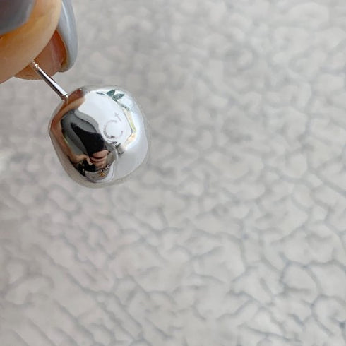 wonky ball pierce/earring