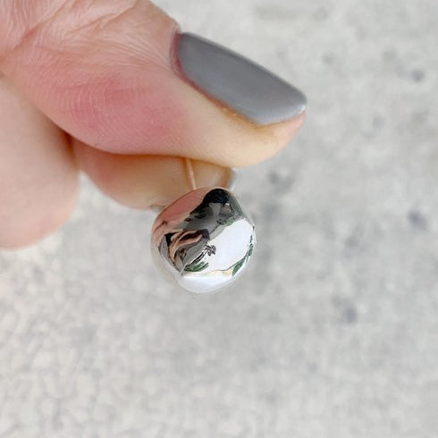 wonky ball pierce/earring