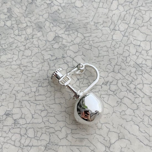 wonky ball pierce/earring