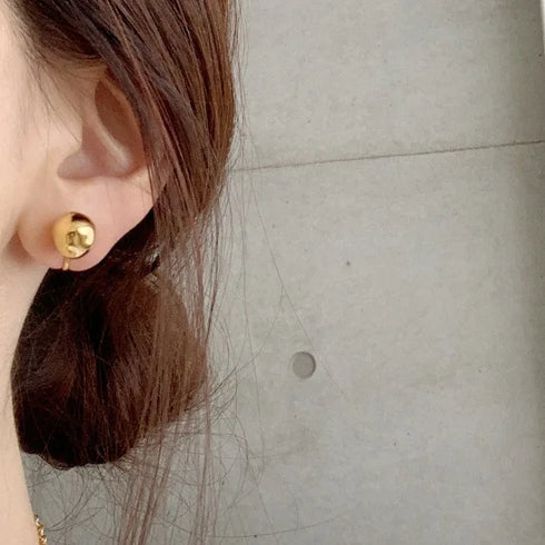 wonky ball pierce/earring