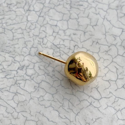 wonky ball pierce/earring