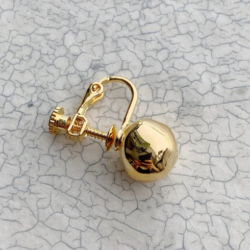 wonky ball pierce/earring