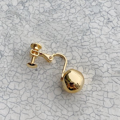 wonky ball pierce/earring