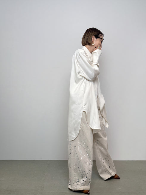 silky drape shirt(予約商品)