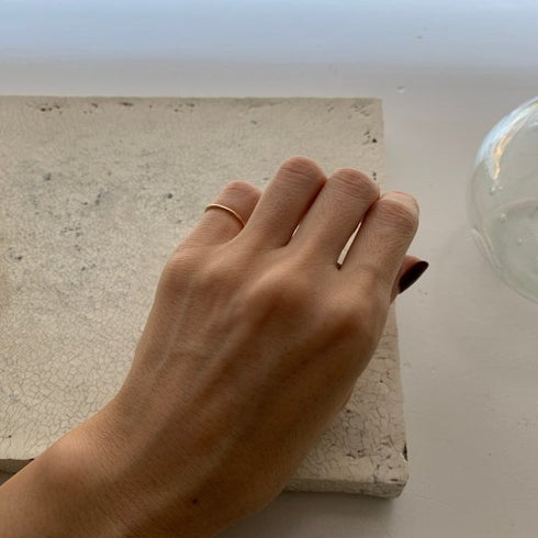 K10YG tiny ring(オーダー品)