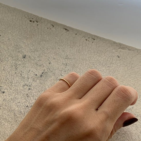 K10YG tiny ring(オーダー品)