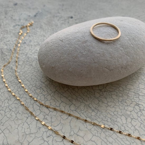 K10YG tiny ring(オーダー品)