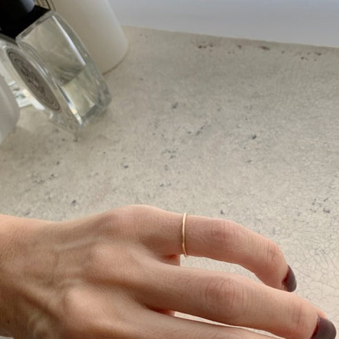 K10YG tiny ring(オーダー品)