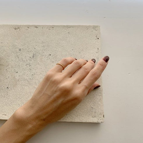 K10YG tiny ring(オーダー品)