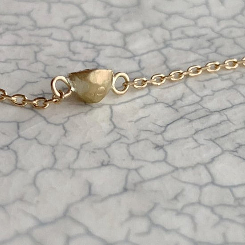 K18YG mini teacup diamond † bracelet(オーダー品)