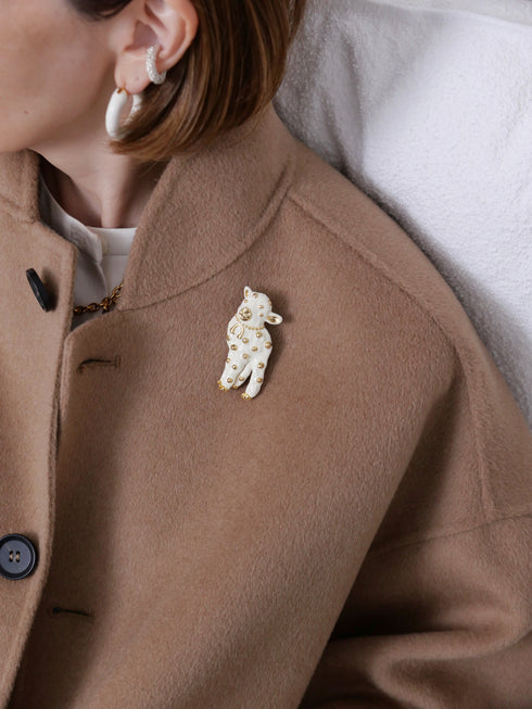 bonheur baby sheep necklace & brooch(先行予約)