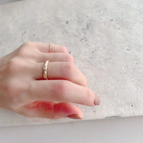 K10YG initial base ring(オーダー品)