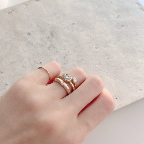 K10YG initial base ring(オーダー品)