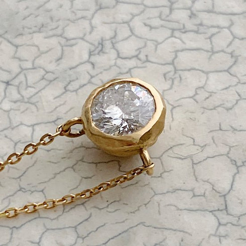 N°27 K18YG luxe diamond necklace 0.7ct