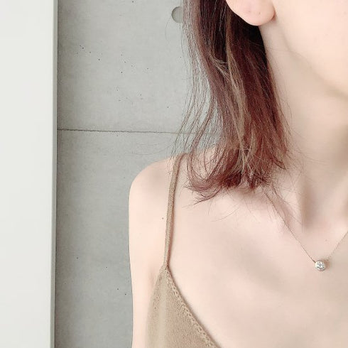 N°27 K18YG luxe diamond necklace 0.7ct