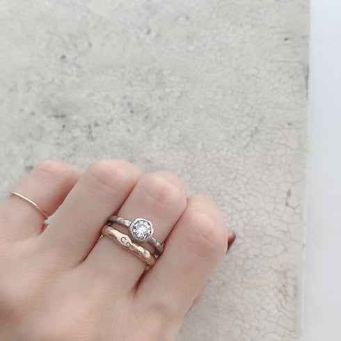 N°2 PT900 luxe diamond ring 0.7ct