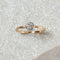 N°7 K18arm classy combination ring 0.3ct