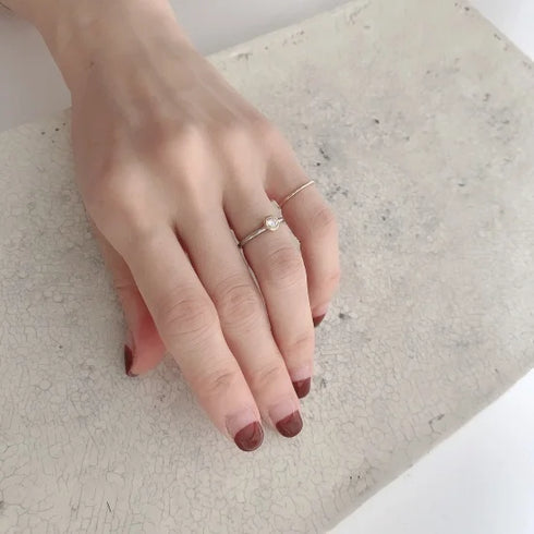 N°6 PTarm classy combination ring 0.3ct