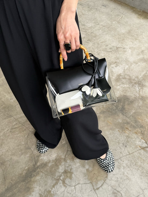 ORIGAMI- bamboo clear bag