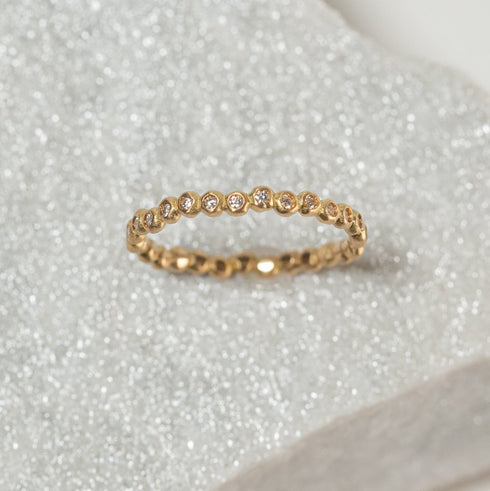 N°8 K18YG kotama eternity ring 00
