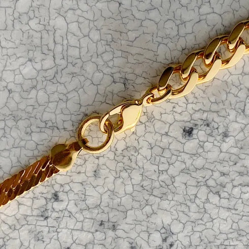 long combination necklace