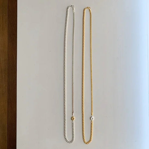 long combination necklace